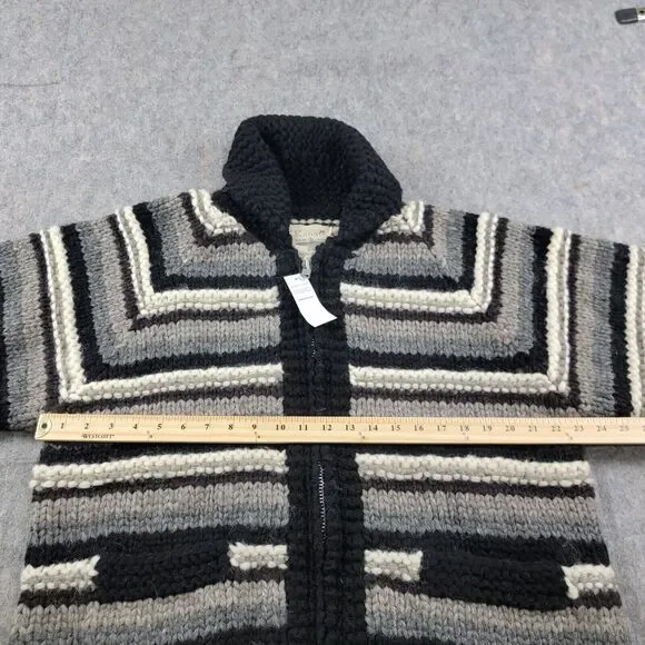 Todd Snyder x Kanata Hand Knit Jacket size XXL Black Grey NWT $698 Canada